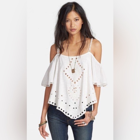 Free People Toosaloosa bandana cold shoulder - Picture 2 of 9